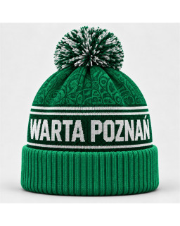Czapka zimowa z pomponem Warta Poznań | RED BOX