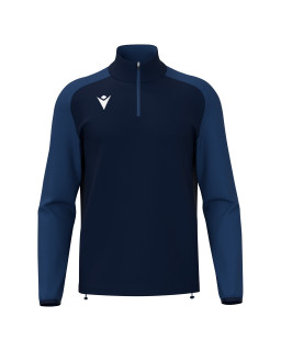 Granatowa bluza Macron Isen z zamkiem 1/4 | RED BOX