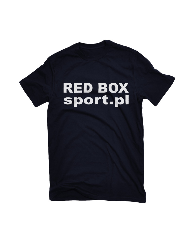 Koszulka bawełniana RED BOX - granatowa